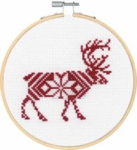 Набор для вышивания крестом "Reindeer//Северный олень" DIMENSIONS