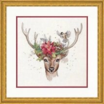 Набір для вишивання хрестиком "Woodland Deer//Лісовий олень" DIMENSIONS