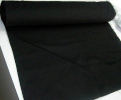 Домоткане гребінне полотно для вишиванок №30 Чорний (бавовна) (Україна) (ціна за 10 см) Ширина:150см