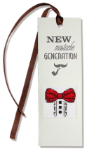 Закладка для книг "New mustache generation" Luca-S