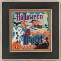 Набор для вышивания "Halloween is a Treat//Хэллоуин - это лакомства" Mill Hill