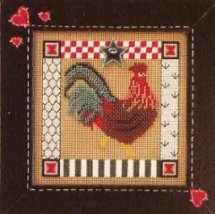 Набор для вышивания "Folk Art Rooster//Фолк петух" Mill Hill
