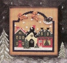Набор для вышивания "Christmas Village//Рождественская деревня" Mill Hill