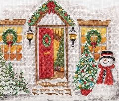 Набір для вишивання "Різдвяний прийом (Christmas Welcome)" ANCHOR