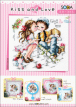 Схема ''Kiss and Love//Поцілунок і кохання'' SODA Stitch