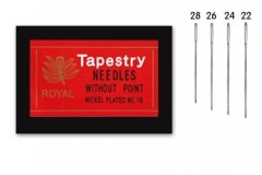 Tapestry 26 (25шт) Набор гобеленовых игл для вышивания Royal (Япония)