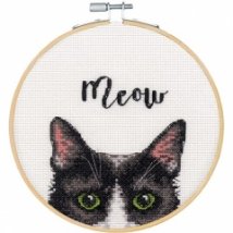 Набір для вишивання хрестиком "Meow//Мяу" DIMENSIONS