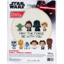 Набор для вышивания крестом "Star Wars Family//Семья Звездные войны" DIMENSIONS