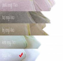 Ткань равномерная (32ct) White (80% Лен, 20% Полиэстр) 180см Ugur Ipek Italy Linen
