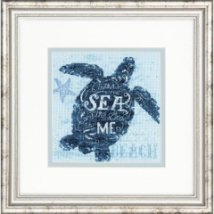 Набір для вишивання хрестиком "Sea Turtle//Морська черепаха" DIMENSIONS