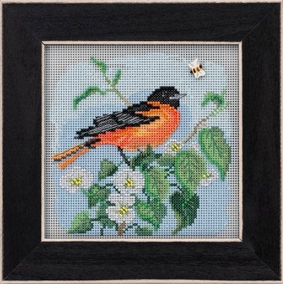 Набор для вышивания "Baltimore Oriole//Иволга Балтимора" Mill Hill