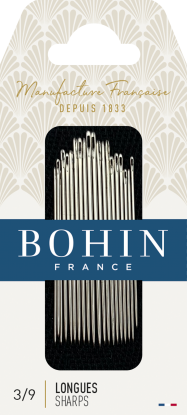 Sharp №3/9 (20шт) Набор игл для шитья Bohin (Франция)