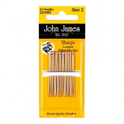 Sharps №10 (20шт) Набор игл для шитья John James (Англия)