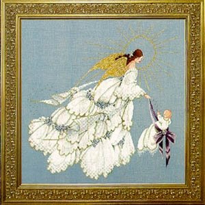 Схема "Angel of Mercy 2//Ангел Милосердия 2" Lavender & Lace