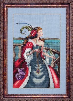 Схема "The Red Lady Pirate//Красная Леди Пират" Mirabilia Designs