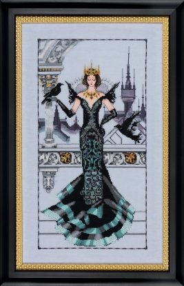 Схема "The Raven Queen//Королева Ворон" Mirabilia Designs