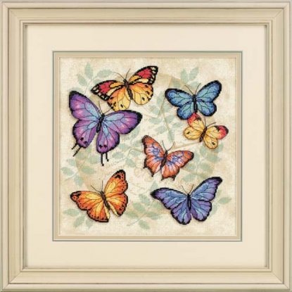 Набор для вышивания крестом "Обилие бабочек//Butterfly Profusion" DIMENSIONS 35145