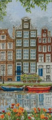Набір для вишивання "Амстердамська вулиця (Amsterdam Street Scene)" ANCHOR