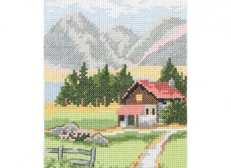 Набір для вишивання "Будиночок у Альпах (Alpine Lodge)" ANCHOR