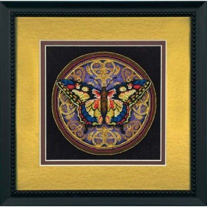 Набор для вышивания крестом "Витиеватая бабочка//Ornate Butterfly" DIMENSIONS 65095