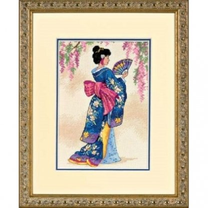 Набор для вышивания крестом "Элегантная Гейша//Elegant Geisha" DIMENSIONS 06953