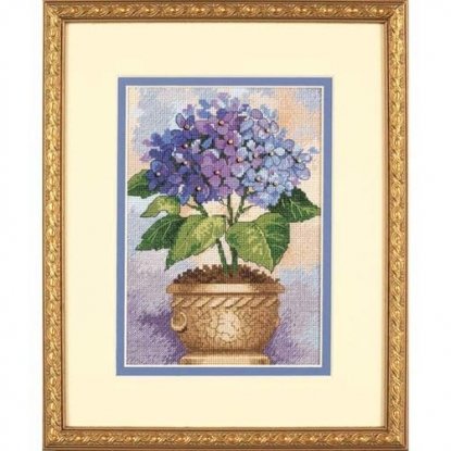 Набір для вишивання хрестиком "Гортензія в цвіту//Hydrangea in Bloom" DIMENSIONS 06959