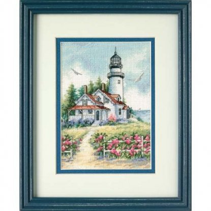 Набір для вишивання хрестиком "Мальовничий маяк//Scenic Lighthouse" DIMENSIONS 65057