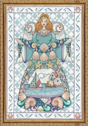 Набір для вишивання хрестиком "Seashell Angel//Морський Ангел" Design Works