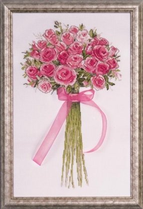 Набор для вышивания крестом "Rose Bouquet//Букет из роз" Design Works