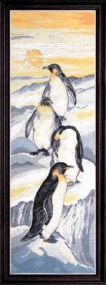 Набор для вышивания крестом "Penguins//Пингвины" Design Works