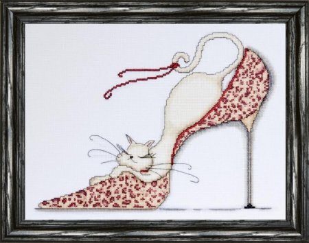 Набір для вишивання хрестиком "Leopard Shoe//Леопардове взуття" Design Works