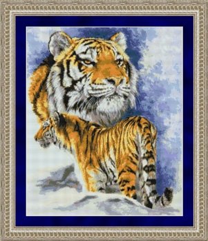 Набор для вышивания крестом "Spirit of the Tiger- Siberian" Kustom Krafts