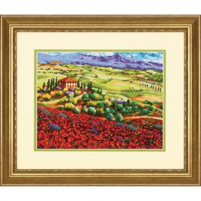 Набор для вышивания гобеленом "Тосканские маки//Tuscan Poppies" DIMENSIONS 71-20084