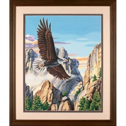 Набір для малювання фарбами по номерам "Ширяючий орел//Soaring Eagle" DIMENSIONS