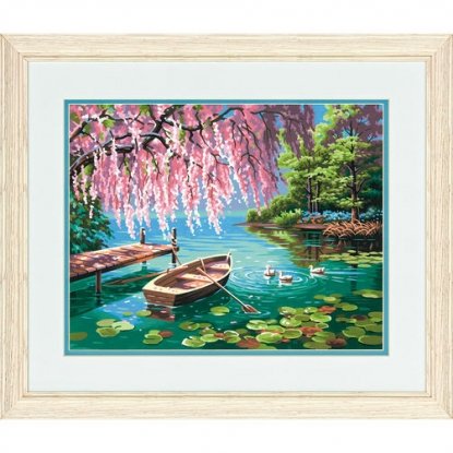 Набор для рисования красками по номерам "Весенняя красота//Willow Spring Beauty" DIMENSIONS