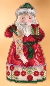 Набор для вышивания "Christmas Spirit Santa //Рождественский Дух Санта" Mill Hill JS203105