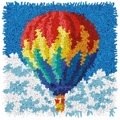 Набір для килимкової техніки "Повітряна куля//Hot Air Balloon" DIMENSIONS 72-75195