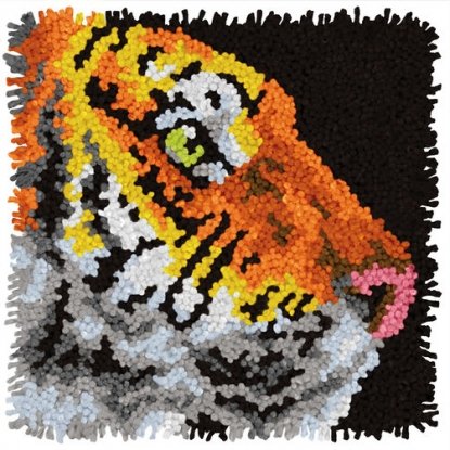 Набір для килимкової техніки "Тигр//Tiger" DIMENSIONS 72-75199