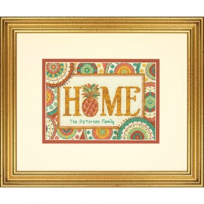 Набор для вышивания крестом "Ананасовый дом//Pineapple Home" DIMENSIONS 70-65179