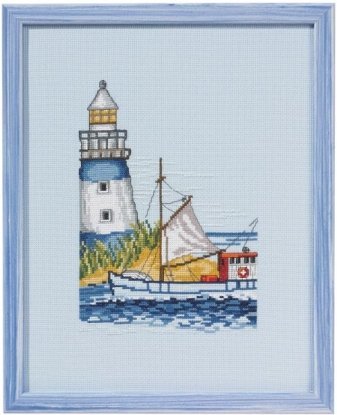 Набір для вишивання "Човен/Маяк (Boat/Lighthouse)" PERMIN