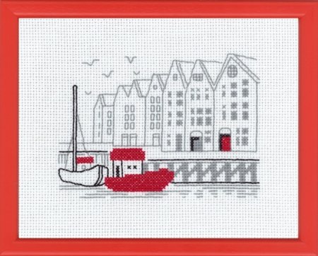 Набор для вышивания "Порт Берген (Bergen)" PERMIN