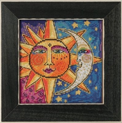 Набір для вишивання "Sister Sun, Brother Moon//Сестра Сонце, Брат Місяць" Mill Hill LB141811