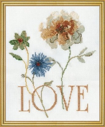 Набор для вышивания крестом "Love/Любовь" Design Works