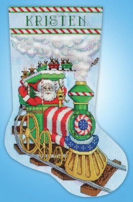 Набор для вышивания крестом "Santa's Train//Поезд Санты" Design Works