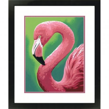 Набір для малювання фарбами по номерам "Фламінго//Flamingo Fun" DIMENSIONS