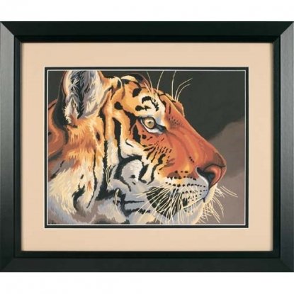 Набір для малювання фарбами по номерам "Королівський тигр//Regal Tiger" DIMENSIONS
