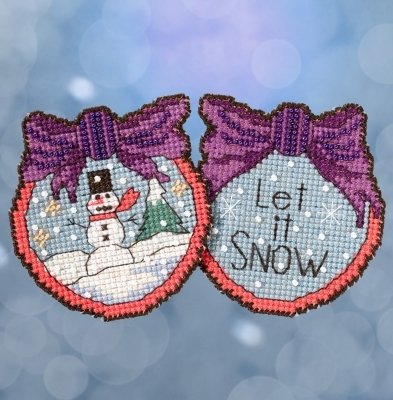 Набор для вышивания "Let it Snow//Пусть снежит" Mill Hill ST181715