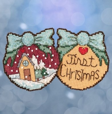 Набор для вышивания "First Christmas//Первое Рождество" Mill Hill ST181716