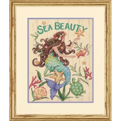 Набір для вишивання хрестиком "Морська краса//Sea Beauty" DIMENSIONS 70-35376