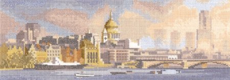 Схема для вышивания крестом "Лондонский горизонт//London Skyline" Heritage Crafts